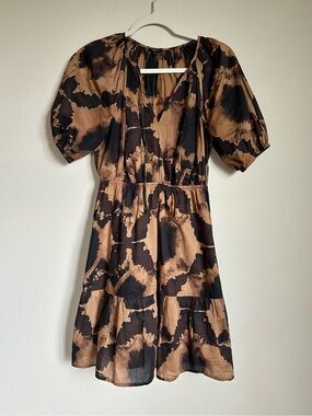 Rails Amabella Mini Dress XS Tiger Eye